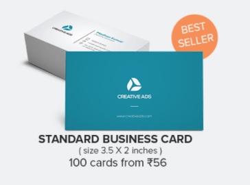 India Desire : Inkmonk Visiting Cards Offer : Buy 100 Visiting Cards @ Rs 56 [Extra Shipping Charge]